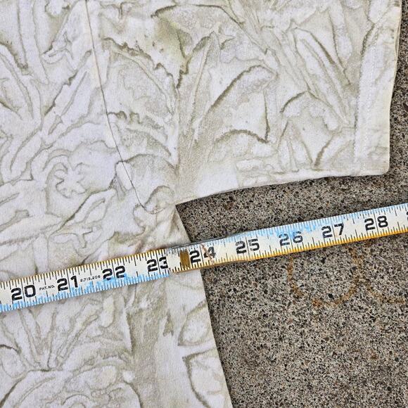 Vtg 90s NORTH MYRTLE BEACH South Carolina Gold Foil Graphic Tie Dye Tee Shirt XL - Picture 6 of 7